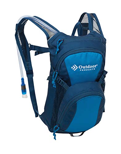 Outdoor Products Tadpole Hydration Pack (Black) (Bright Blue)