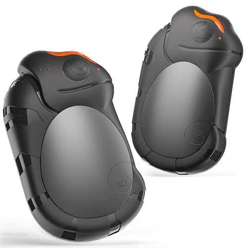 Hand Warmers Rechargeable 2 Pack, Electric Portable Pocket Heater, Reusable Hot Hands Hand Warmers Max 20Hrs Long Heating, Warm Winter Gifts for Christmas Outdoor Golf Hunting Camping for Men Women