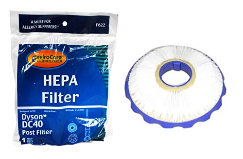 Envirocare HEPA Vacuum Filter Designed to Fit Dyson DC40 Bagless Upright F622