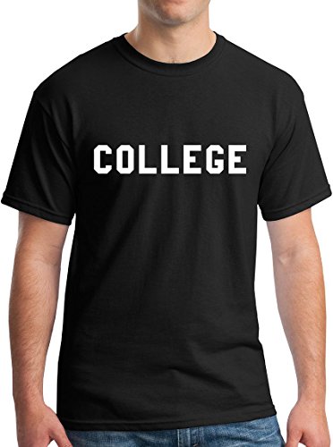 College T-Shirt Funny Belushi College Shirt Movie T-Shirts Black L
