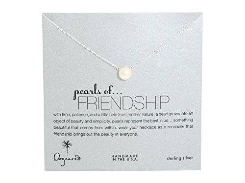 Dogeared Pearls of Friendship Necklace Sterling Silver One Size
