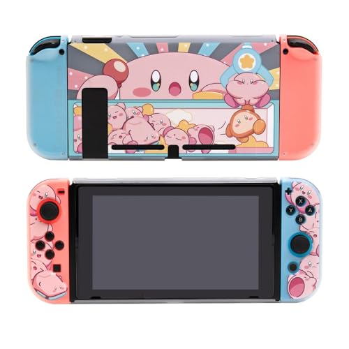 ENFILY for Cappy's Doll Machine Soft Shockproof Dockable Cover Case Compatible with Nintendo Switch, Durable Scratch Resistant Shell for Joycon, Silicone Protective Skin Set