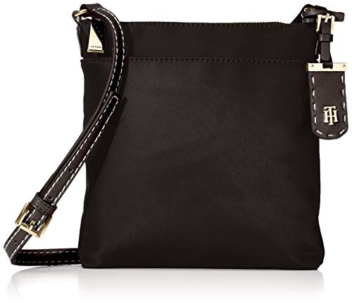Tommy Hilfiger Women's Julia Crossbody Cross Body Handbag, Black, One Size US