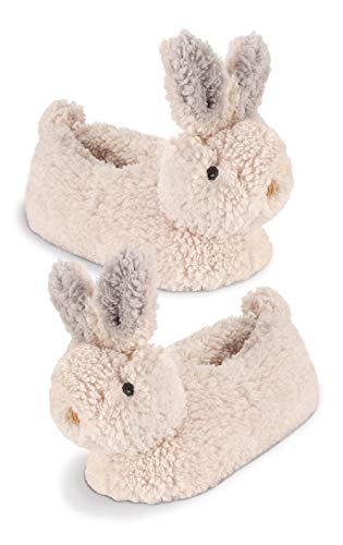 PajamaGram Bunny Slippers for Women - Bedroom Slippers Women Easter Gifts, 8-10