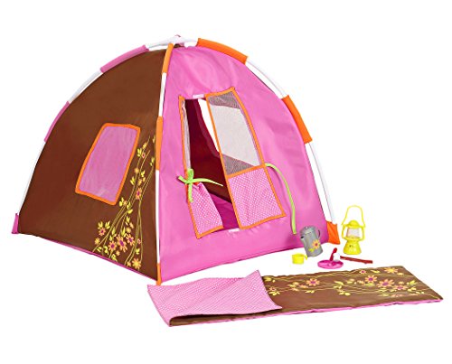 Our Generation 18' Doll Polka Dot Camping Set