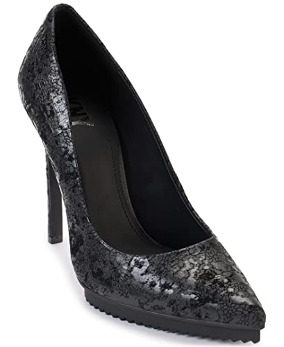 DKNY Women's Slip-on Classic Pointed Toe Pump, Black, 7