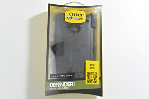 OtterBox Defender Case for HTC One M7 - Retail Packaging - Black (Discontinued by Manufacturer)