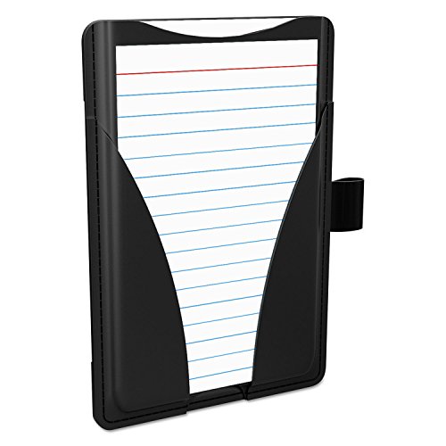 Oxford At-Hand Note Card Case, 3' x 5' Size, Black, Includes 25 Ruled Index Cards (63519)
