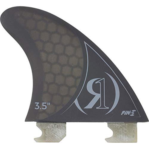 Ronix 3.5' - Fin-S 2.0 Tool-Less Fiberglass - Surf Fin - Black (Right)