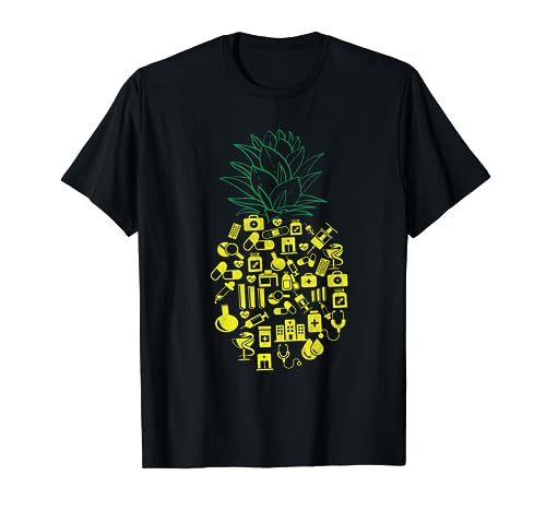 Aloha Pineapple Pharmacy Summer Nurse Gift T-Shirt