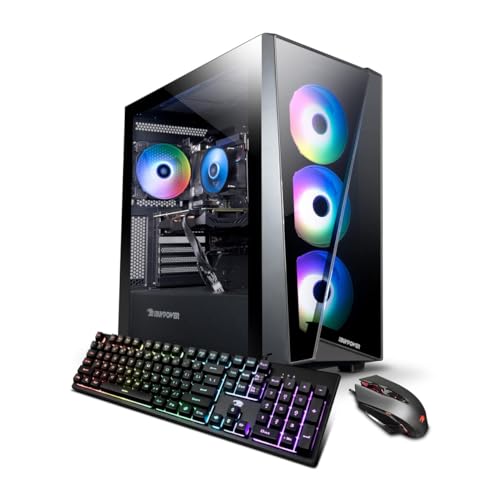 iBUYPOWER SlateMR Gaming PC Computer Desktop SlateMRI7N46T01 (Intel Core i7 13700F, RTX 4060Ti 8GB, 16GB DDR5 5200, 1TB NVMe SSD, Windows 11 Home)