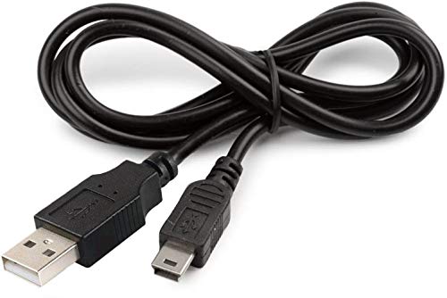 USB Charger Data Cable Cord Lead Compatible for Coby MP3 MP-610 MP-620 MP-705 MP-707 MP-715 (5ft Black)