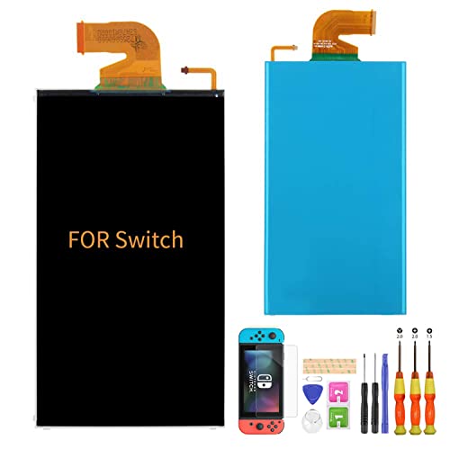 A-MIND for Nintendo Switch LCD Display Replacement Parts,LCD Screen Panel Only,with Free Tool Set + Screen Protector (LCD Screen)
