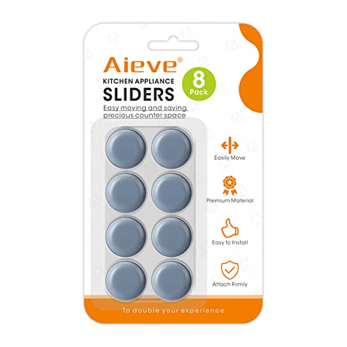 Aieve Appliance Slider, 8Pcs Appliance Sliders for Kitchen Appliances, Small Appliance Slider for Most Countertop