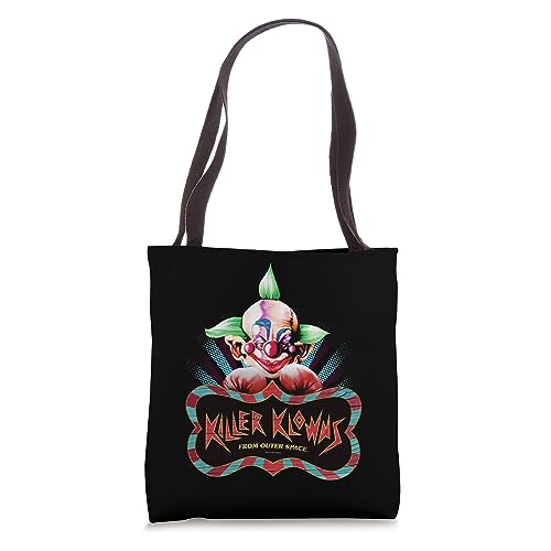 Killer Klowns from Outer Space Shorty Boxing Pose Above Logo Tote Bag