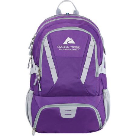 Ozark Trail 35L Choteau Daypack Backpack purple/grey
