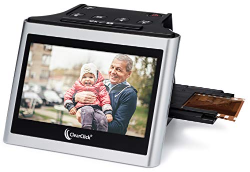 ClearClick Virtuoso 2.0 (Second Generation) 22MP Film & Slide Scanner with Extra Large 5' LCD Screen - Convert 35mm, 110, 126 Slides and Negatives to Digital Photos
