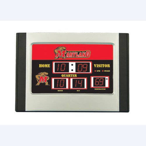 Maryland Terrapins Alarm Clock Scoreboard