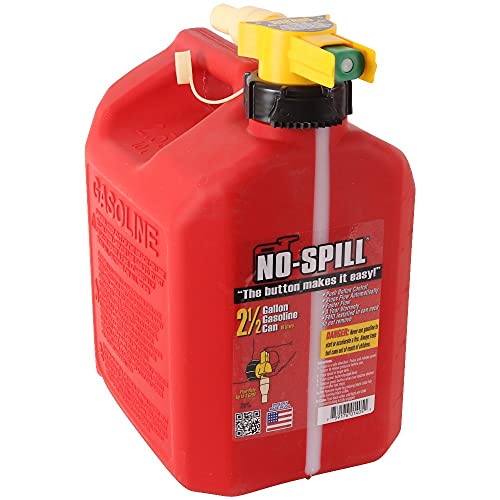 No-Spill Stens 2 1/2 Gallon Fuel Can 765-102 For No-Spill 1405, 765-102, 11.75' x 8' x 10'', Red