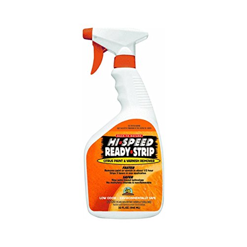 Sunnyside Corporation 68532 Hi-Speed Ready-Strip Citrus Paint & Varnish Remover, Quart Trigger Spray, Assorted, 32 Fl Oz
