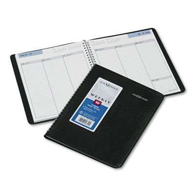 DayMinder G59000 Weekly Planner, 6 7/8 x 8 3/4, Black, 2016