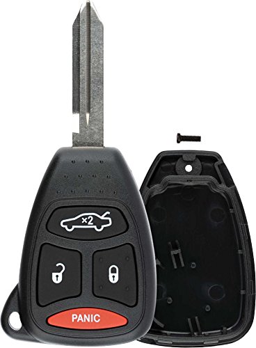 KeylessOption Just The Case Keyless Entry Remote Control Car Key Fob Shell Replacement for KOBDT04A