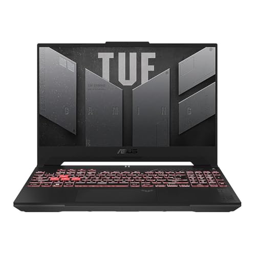 ASUS TUF Gaming A17 (2023) Gaming Laptop, 17.3” FHD 144Hz Display, GeForce RTX 4060, AMD Ryzen 7 7735HS, 16GB DDR5, 1TB PCIe 4.0 SSD, Wi-Fi 6, Windows 11, FA707NV-ES74