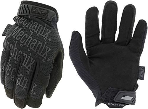 Mechanix Wear: The Original Covert Tactical Work Gloves with Secure Fit, Flexible Grip for Multi-Purpose Use, Durable Touchscreen Safety Gloves for Men (Black, X-Large)