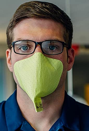 NIOSH Approved Strapless Respirator, 50 count (LARGE), Metal-Free, Anti-fog, Latex-Free