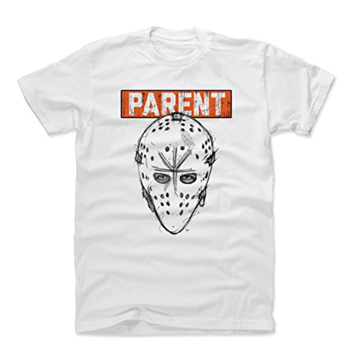 Bernie Parent Shirt (Cotton, Medium, White) - Bernie Parent Facemask O