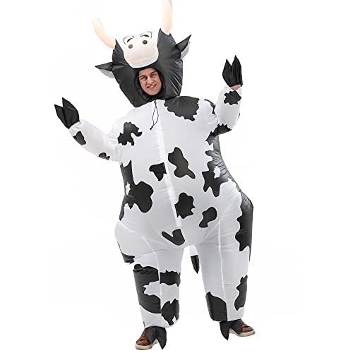 Stegosaurus Inflatable Cow Costume, Cow Costume Adult Cow Costume Women Halloween Costume for Halloween Christmas Cosplay Party