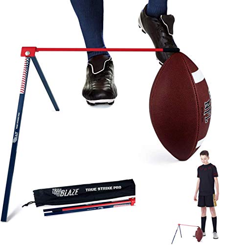 True Strike Pro Football Kicking Tee - The Ultimate Football Kicking Stand Football Tee Holder Compatible with All Ball Sizes - Unleash Your Kicking Potential for Football Field Goal Mastery