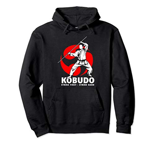 Kobudo Strike First Martial Arts Japan Lovers Gift Pullover Hoodie