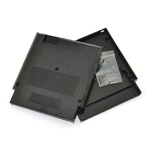 Junsi 2pcs Game Cartridge Case Replacement Shell Cover Compatible with Nintendo NES Games Card (Black)