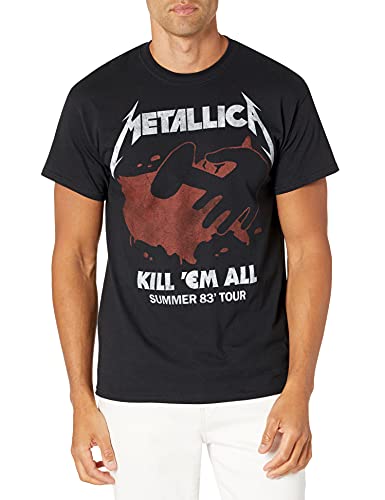 Metallica Men's Kill 'Em All Tour T-Shirt X-Large Black