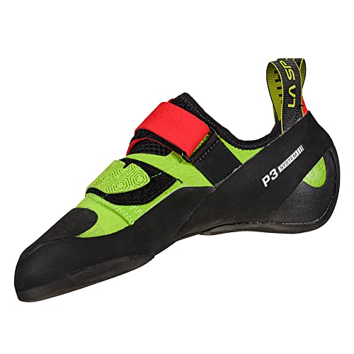 La Sportiva Kubo Climbing Shoe - Men's Goji/Neon 9.5US/42.5EU