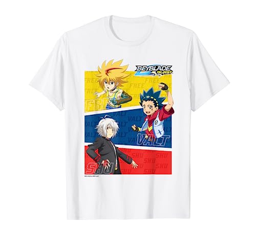 BEYBLADE BURST QUADDRIVE VALT SHU FREE T-Shirt