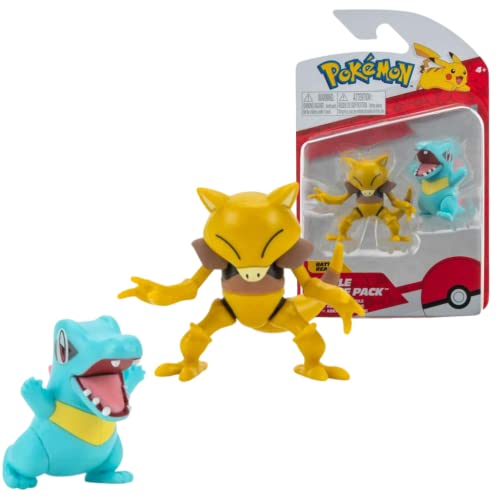 Pokemon 2' Battle Figure Pack - Abra & Totodile