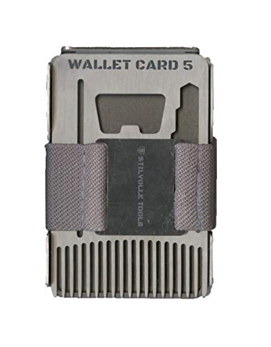 WALLET CARD 5 Metal RFID Blocking Wallet Money Clip Slim Wallet Multitool Coincase Credit Card Holder