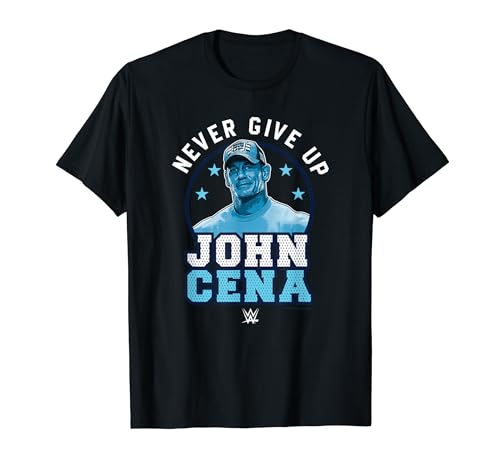 WWE John Cena Never Give Up Poster T-Shirt