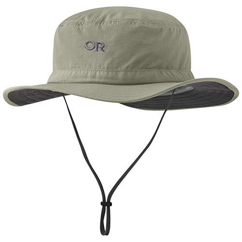 Outdoor Research Kids' Helios Sun Hat - Lightweight Water-Resistant Quick-Drying Transaction Headband with UPF 50+ Khaki