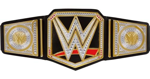 Mattel WWE Championship Role Play Title Belt with Adjustable Strap for Kids (Amazon Exclusive)