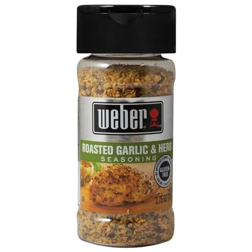 Weber Roasted Garlic & Herb Seasoning, 2.75 Ounce Shaker