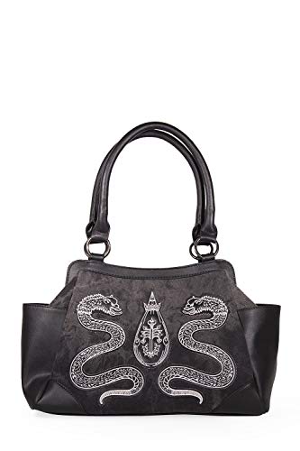 Lost Queen Alchemist Potion Handbag Embroidered Serpent Purse Alternative Bag