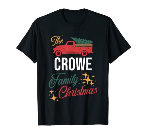 The Crowe Family Christmas Matching Pajamas Group Gift T-Shirt