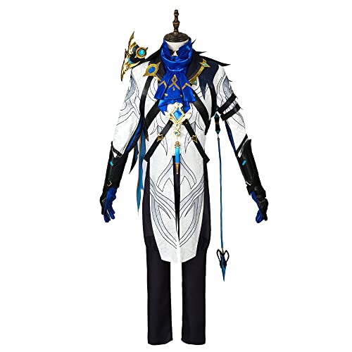 KAROYD Genshin Impact Cosplay Outfit, Genshin Impact II Dottore The Doctor Cartoon Halloween Christmas Cosplay Dress Up Set