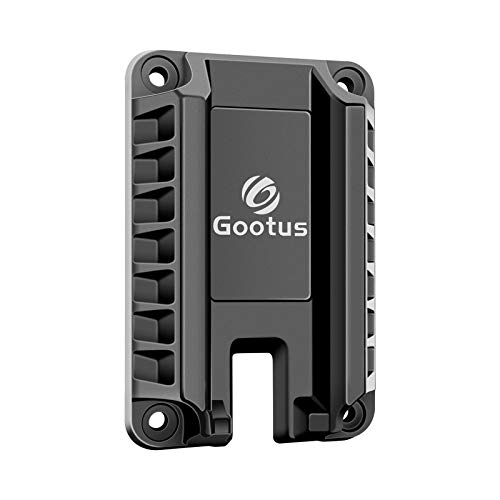 Gootus Gun Magnet Mount Holster - 35Lbs Magnetic Pistol Holder for Car and Home - Concealed Gun Holster Mount for Cars, Vehicle, Truck, Cabinet, Cashier for Ambidextrous,Black