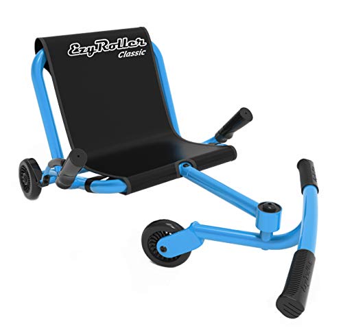 EzyRoller Classic Ride-On Scooter for Kids Ages 4+ - Blue