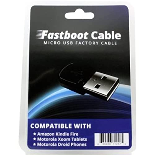 Factory Fastboot Cable by N2A (R) - Fix/Repair Kindle Fire, Kindle Fire HD, Kindle Fire HDX, Motorola Xoom & Phones