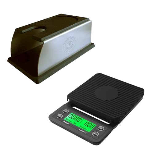 Francis King Espresso Tamp Stand + Precision Digital Scales 0.1g 3kg (6.6 lb)